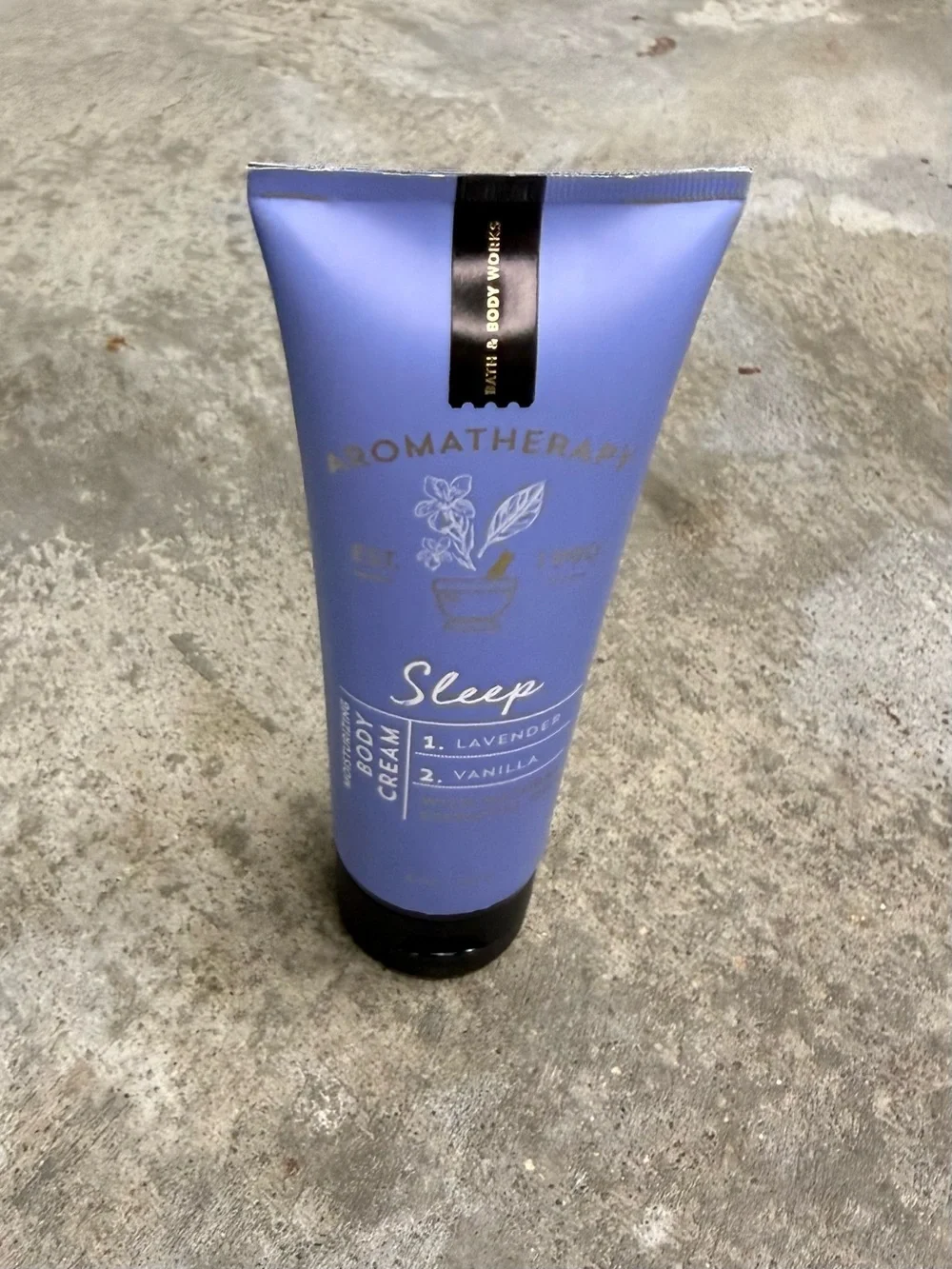 Bath & Body Works Sleep Lavender Vanilla Body Cream 8oz Discontinued